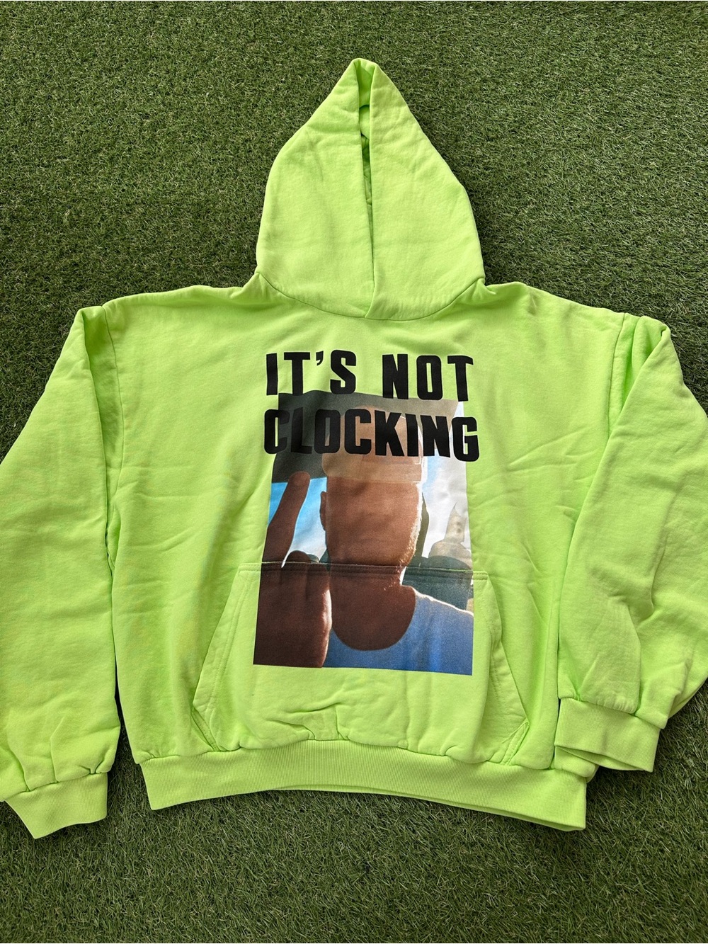 Justin Bieber Skylrk Coachella It’s Not Clocking Hoodie Faceless Error Size M
